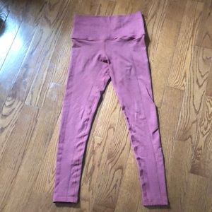 Fire Leggings in Rosewood